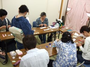 GINP)客声 つまみ細工風景