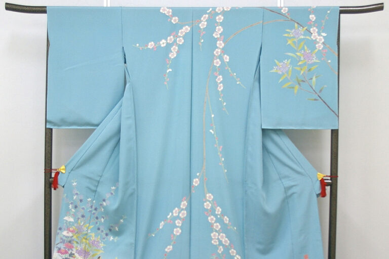 加賀友禅 訪問着『小鳥のさえずり』作：藤藁隆