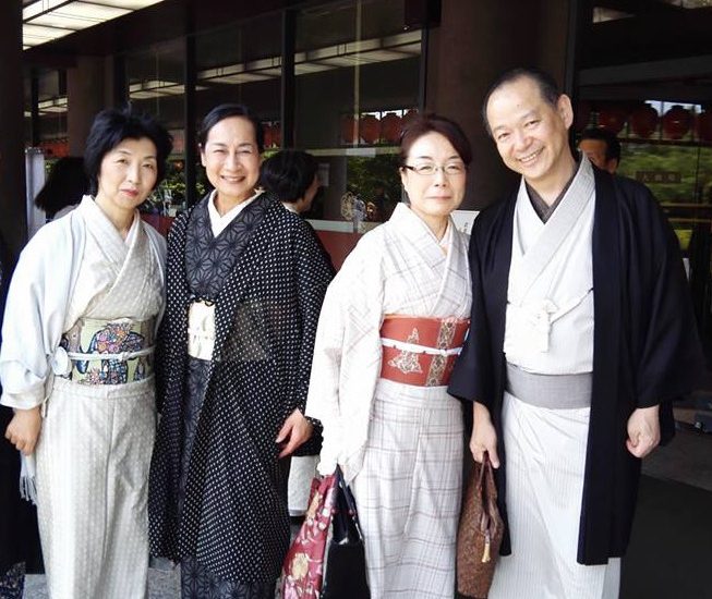 前進座河原崎國太郎主演、東海道四谷怪談をお客様と着物で鑑賞