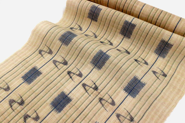 新垣幸子作　八重山上布名古屋帯