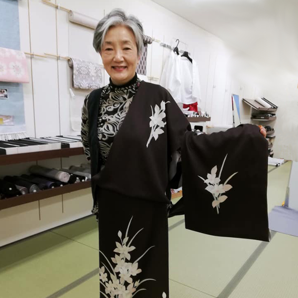 【付下げの染め替え】若い頃に購入した付下げを、思い切って染めかえました