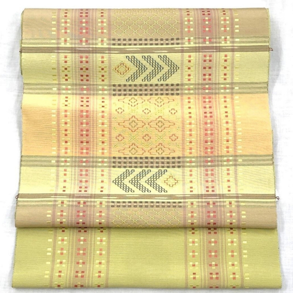 知花花織の名古屋帯