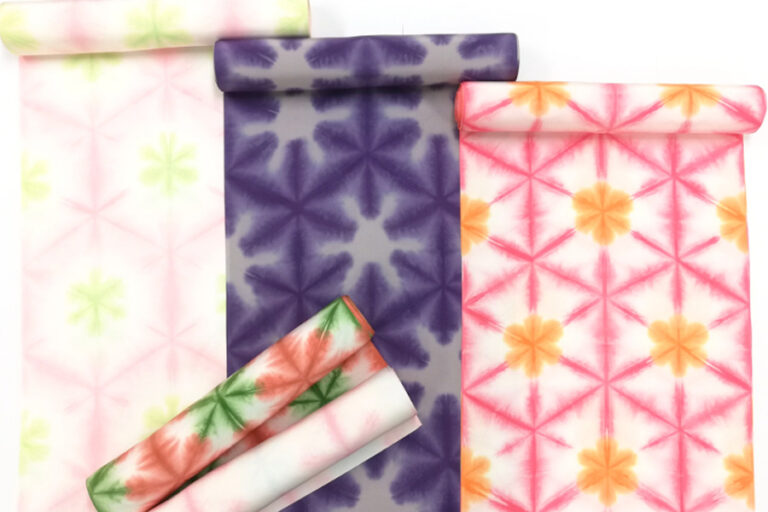 生産終了！？藤井絞の雪花絞長襦袢