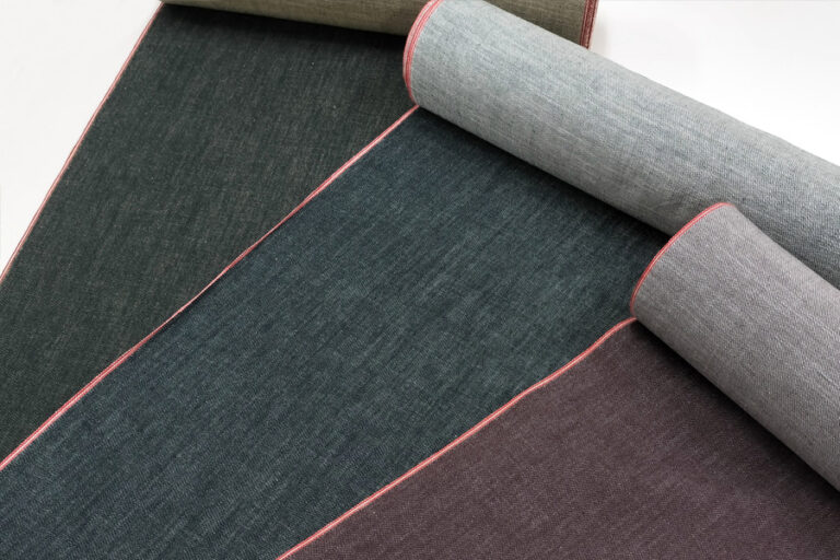 片貝木綿のデニムが入荷しました