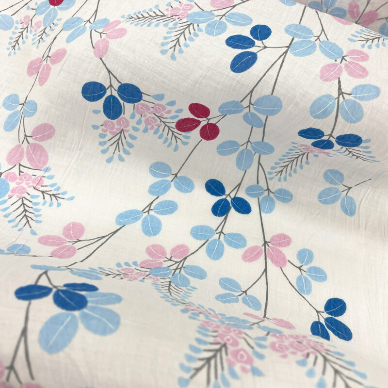 近江縮 × 京都友禅 萩