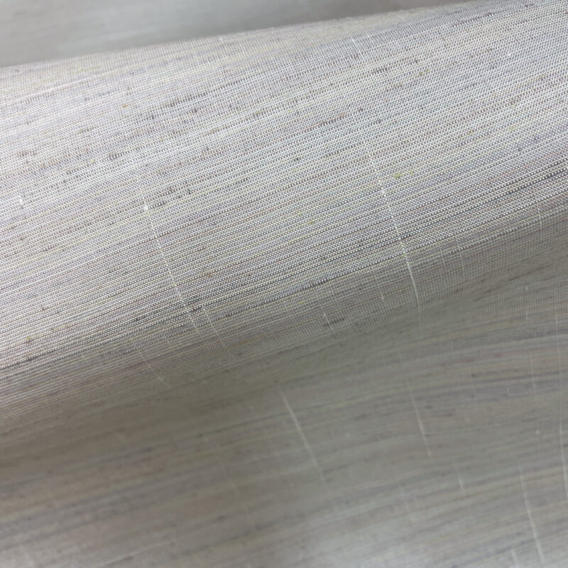 紬 「朝霧」萌黄色