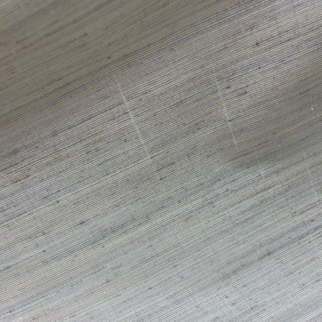 【秋の大バーゲン】紬 「朝霧」萌黄色 - 画像 (3)