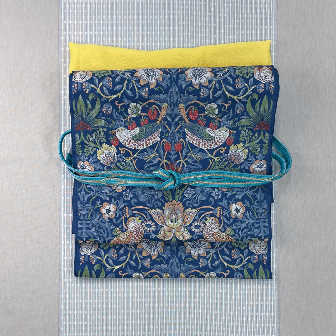 【秋の大バーゲン】織物 「わおん」 柳鼠 - 画像 (2)