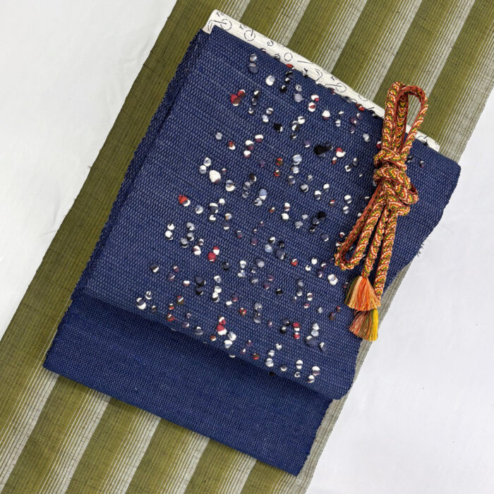 藤田織物製 真綿八寸帯 - 青山ゑり華