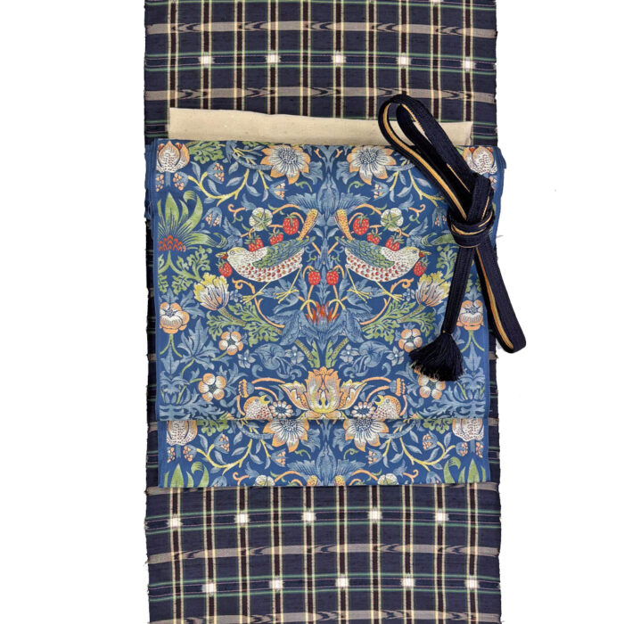 みこ 訳あり名古屋帯 ウィリアムモリス いちご泥棒 みこ様専用 訳あり