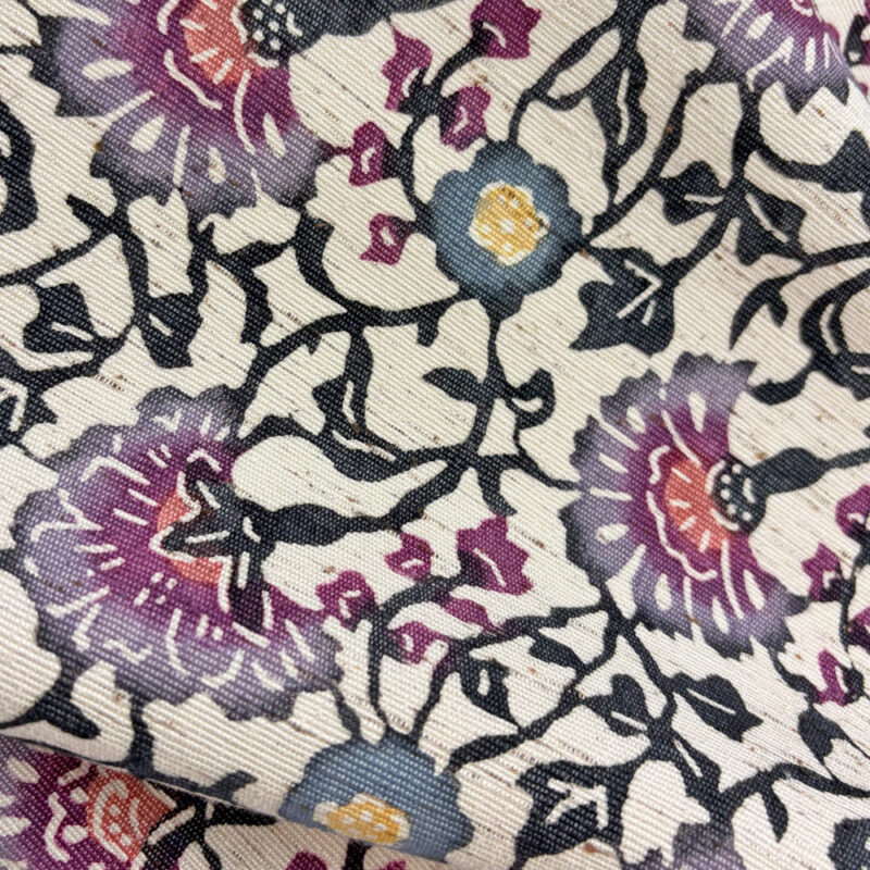 IMG_0378 ぜんまい紬地 型染八寸帯